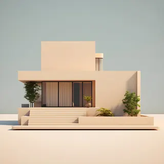 Small modern house built by our team